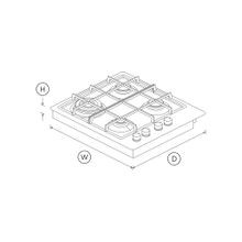 Gas on Steel Cooktop, 60cm gallery detail image