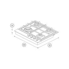 Gas on Steel Cooktop, 60cm, Stainless Steel gallery detail image