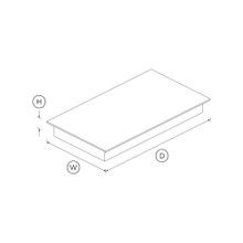 Induction Cooktop, 30cm, 2 Zones gallery detail image