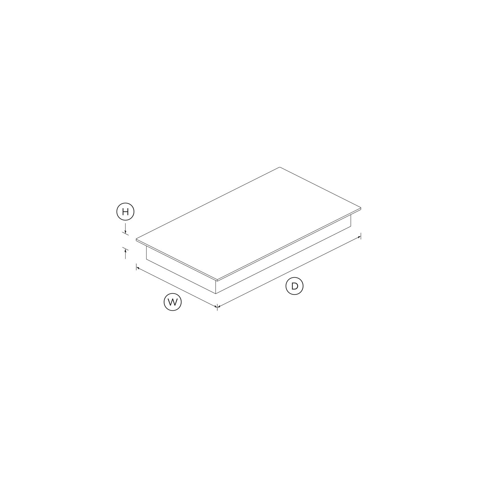 Induction Cooktop, 30cm, 2 Zones gallery detail image