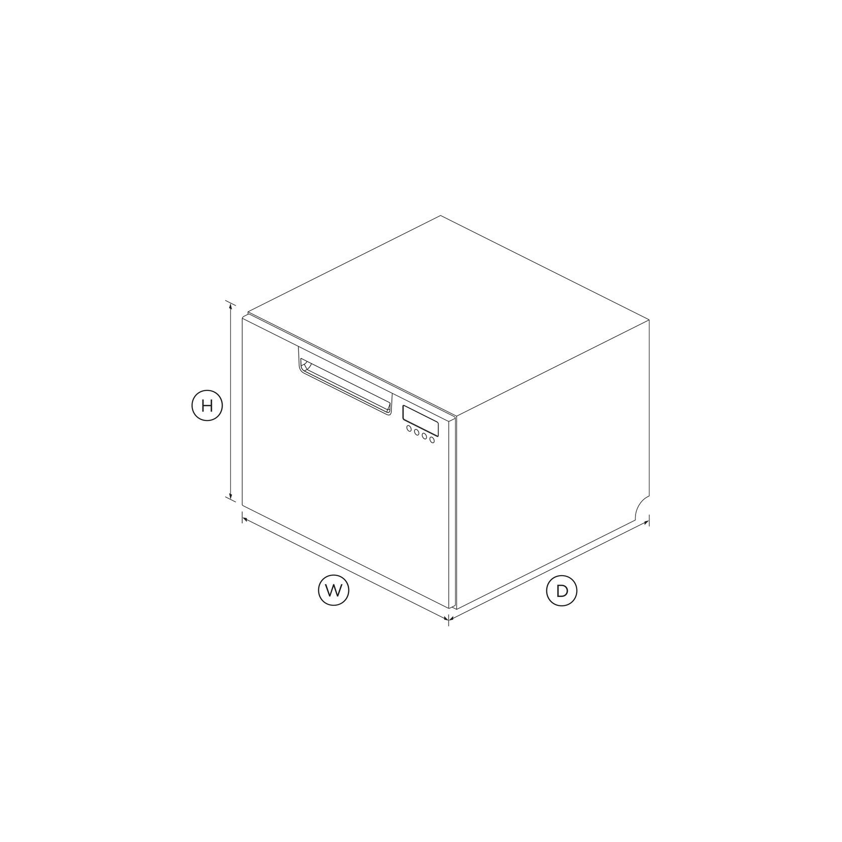 Single DishDrawer Dishwasher, Tall, Sanitise, Series 7 gallery detail image