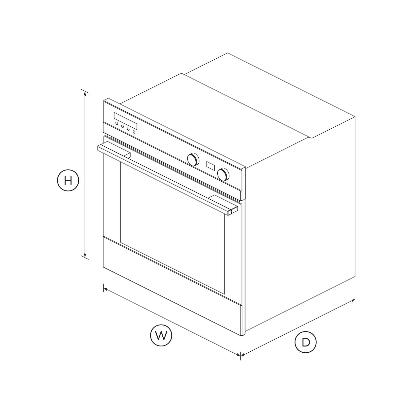 Oven, 60cm, 11 Function, Stainless Steel,Self-cleaning gallery detail image