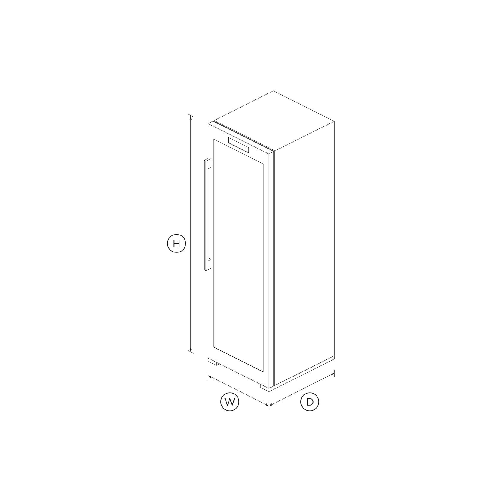Wine Cabinet, 59.5cm, 144 bottles gallery detail image
