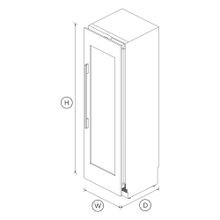 Integrated Column Wine Cabinet, 61cm gallery detail image