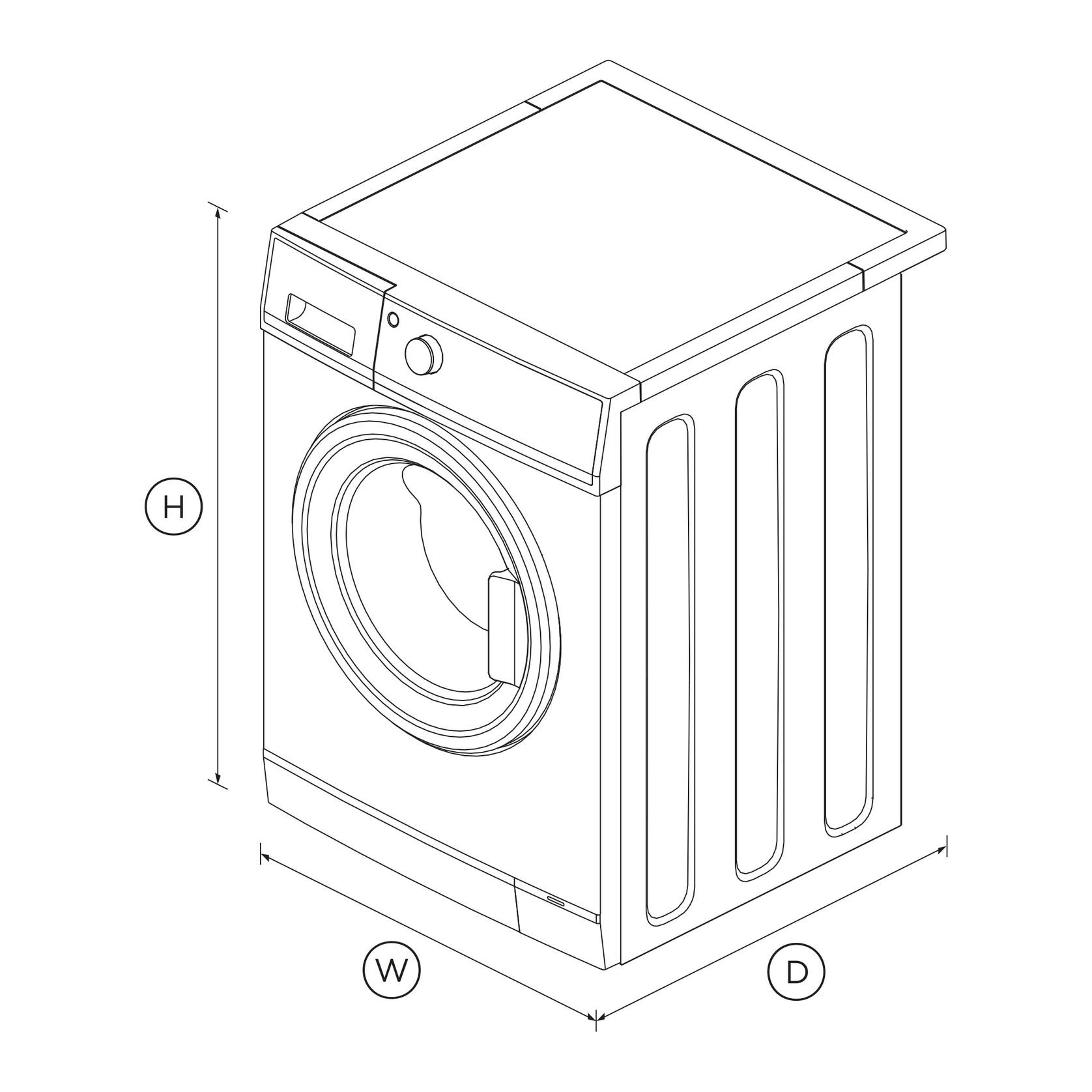 Front Loader Washing Machine, 9kg gallery detail image