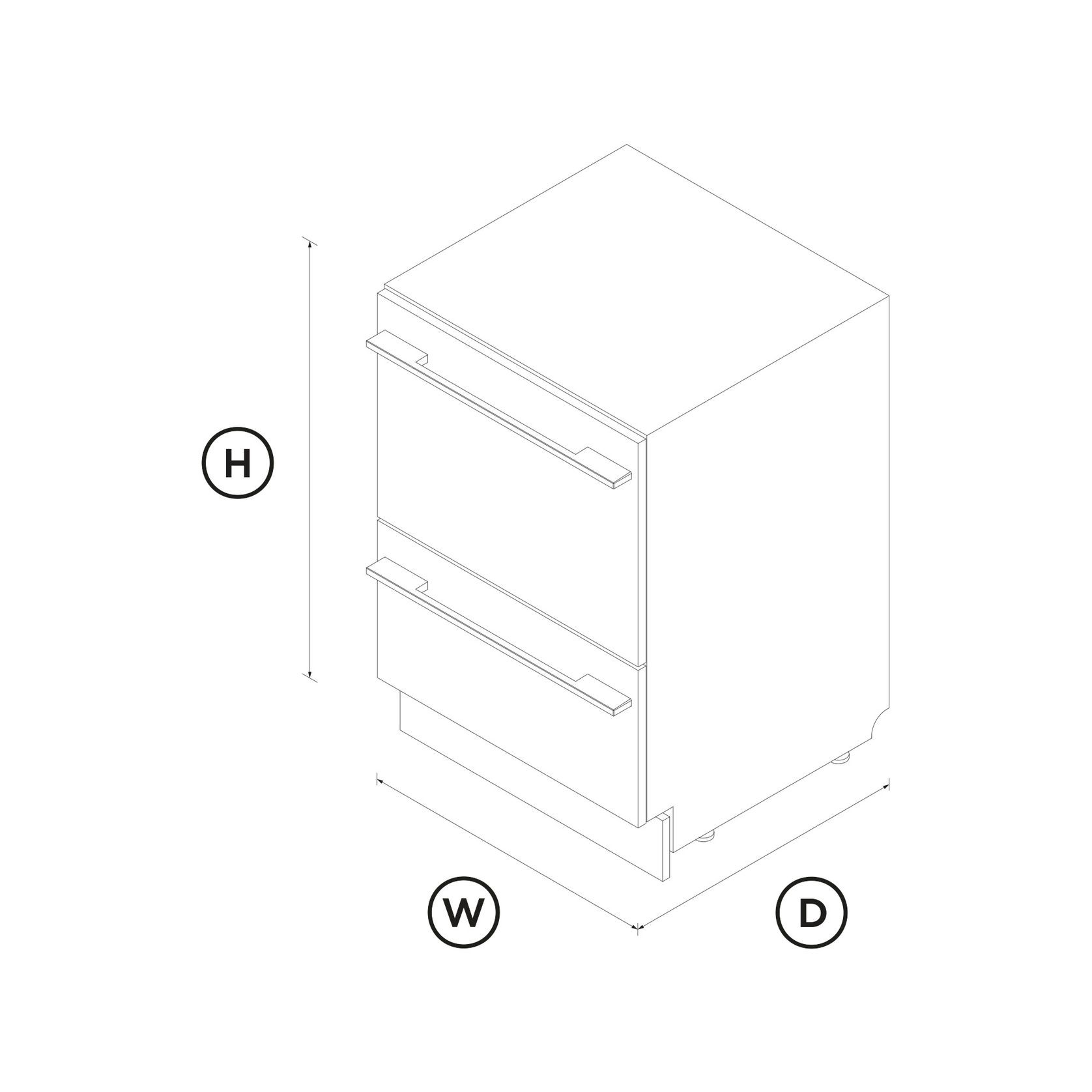 Integrated Double DishDrawer Dishwasher, Tall, Sanitise gallery detail image