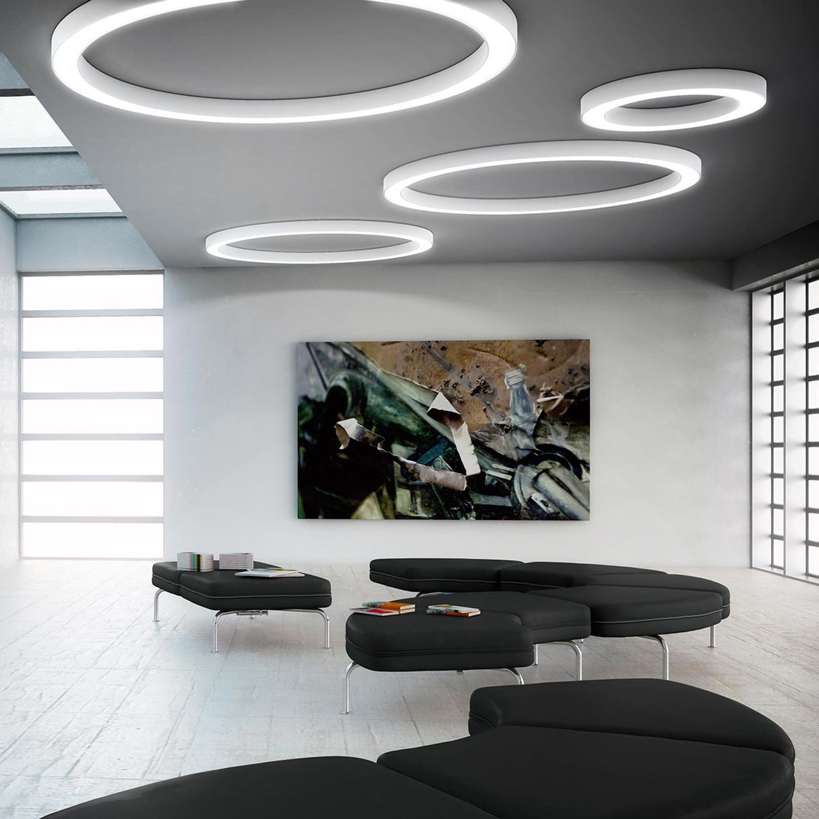 Silver Ring Suspension and Surface Light gallery detail image