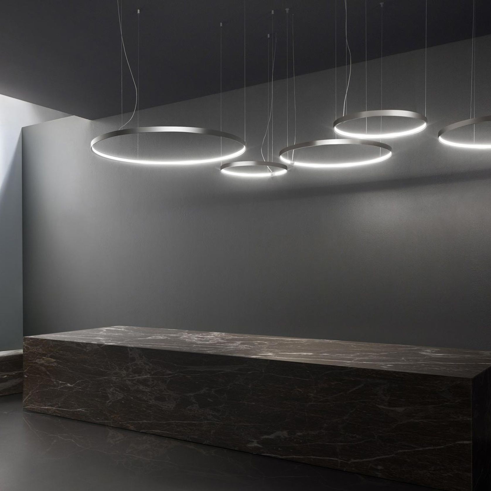 Zero Round Ceiling Suspension Lamp gallery detail image