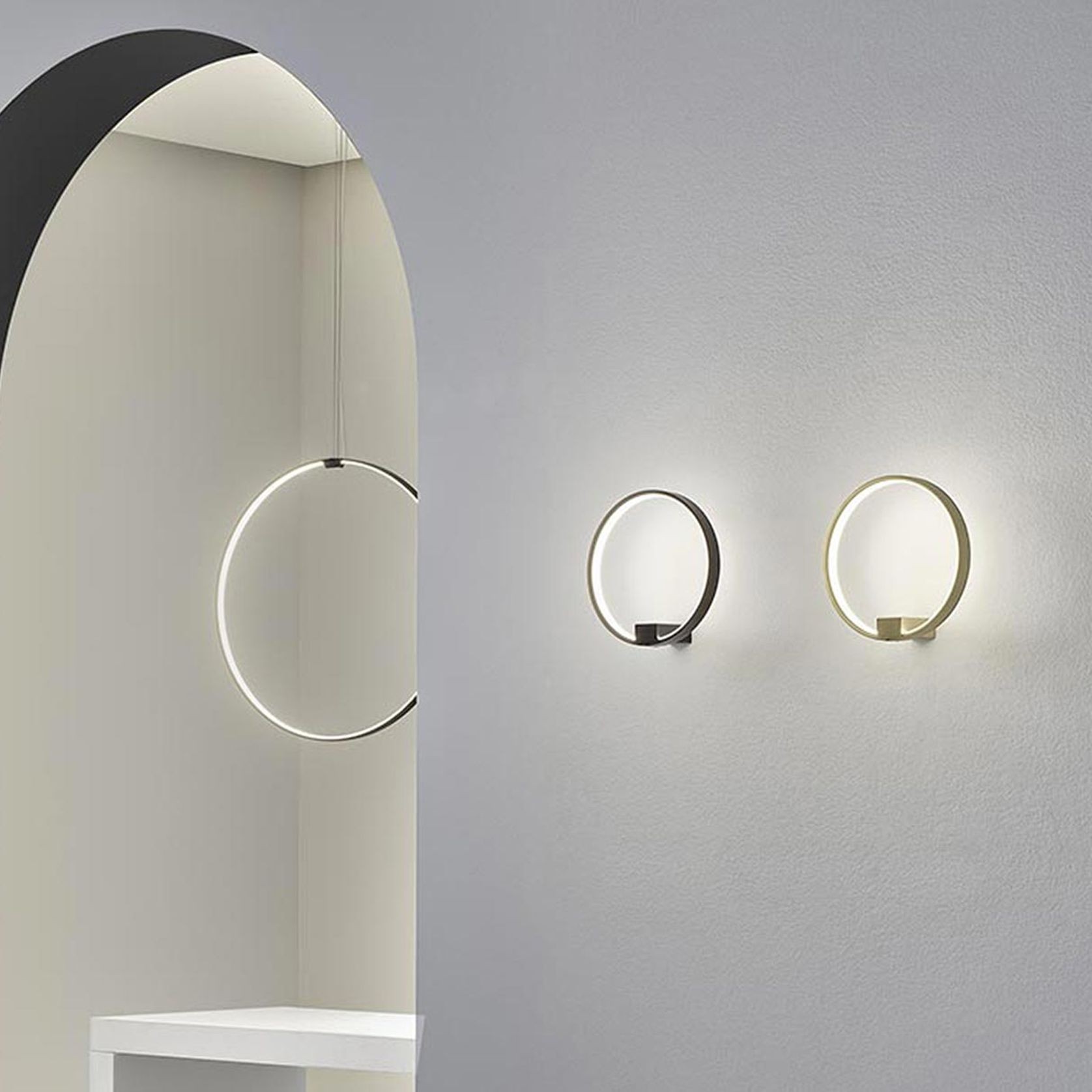 Zero Round Wall Suspension Lamp gallery detail image