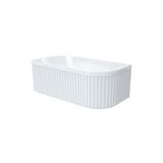 Eleanor Fluted Acrylic Corner Bath, 1500mm gallery detail image