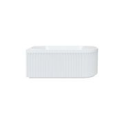 Eleanor Fluted Acrylic Corner Bath, 1500mm gallery detail image