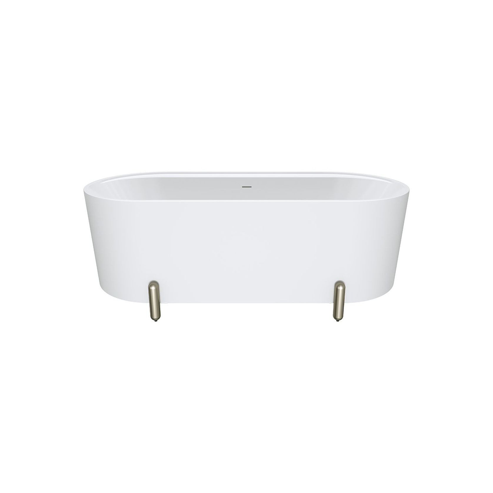 Aluca Freestanding with Legs, 1700mm Matte White gallery detail image