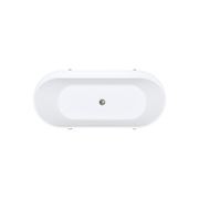 Aluca Freestanding with Legs, 1700mm Matte White gallery detail image