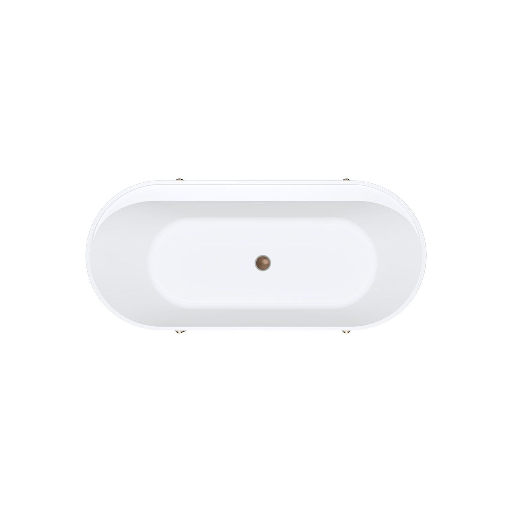 Aluca Freestanding with Legs, 1700mm Matte White gallery detail image