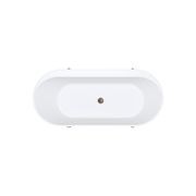 Aluca Freestanding with Legs, 1700mm Matte White gallery detail image