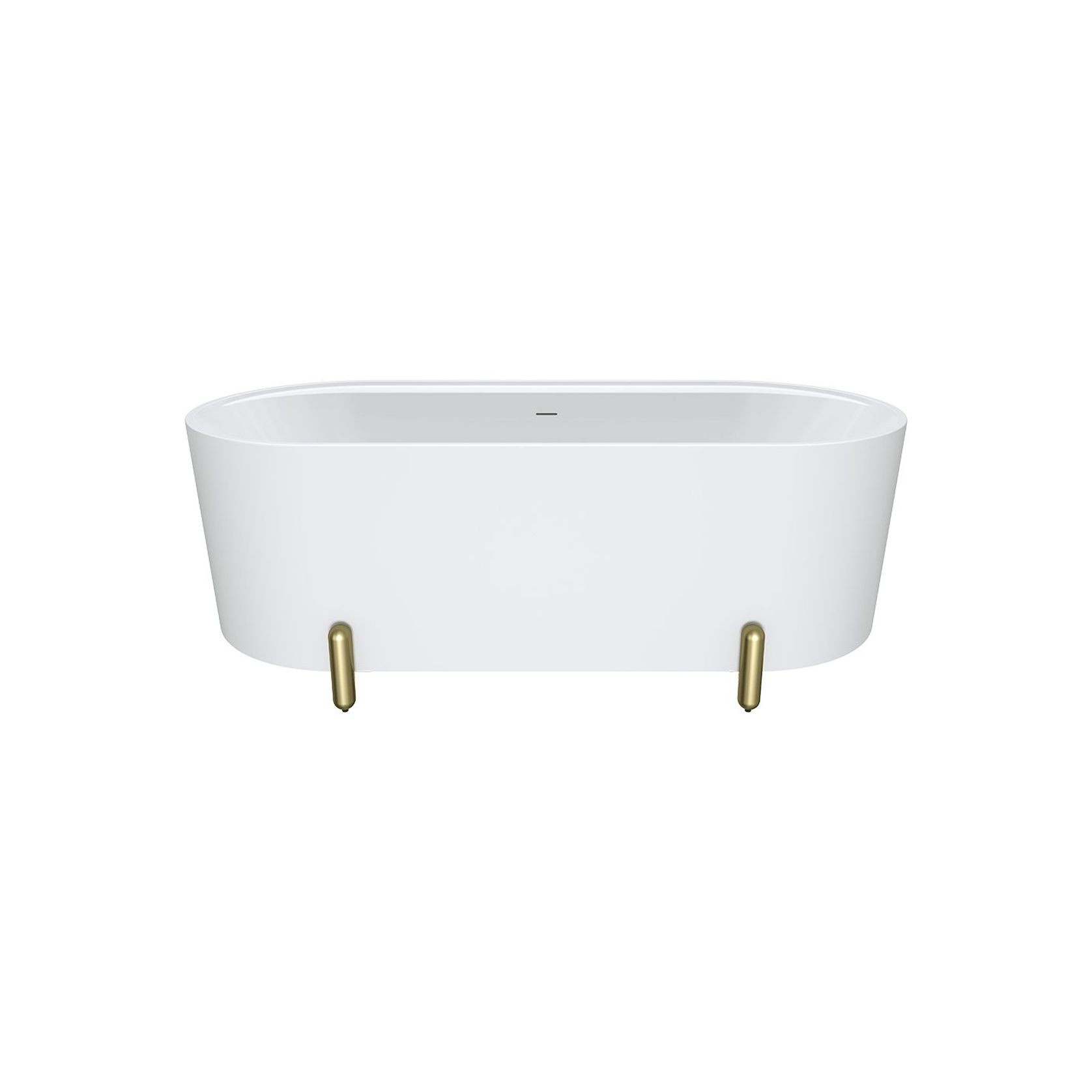 Aluca Freestanding with Legs, 1700mm Matte White gallery detail image