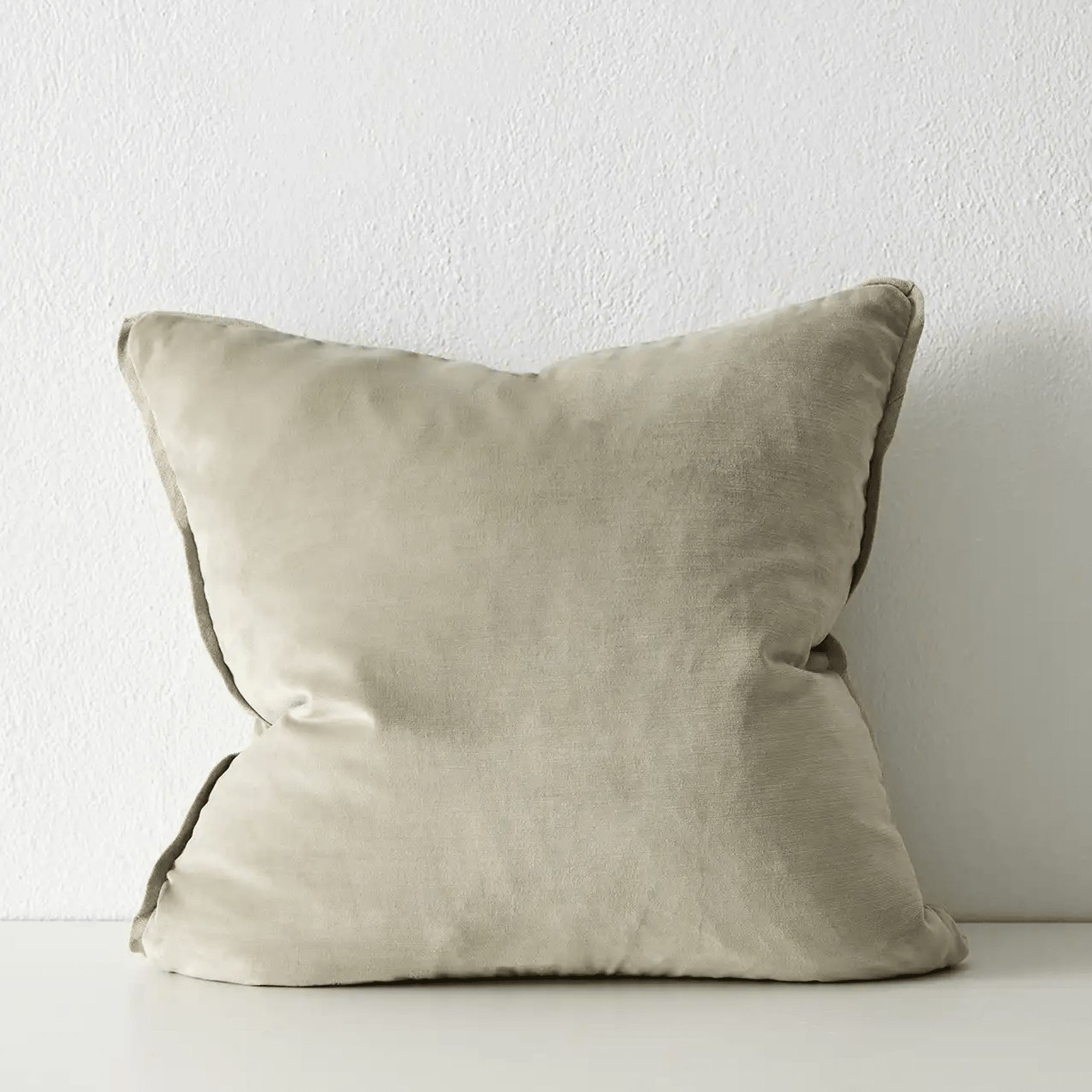 Weave Home Francesca Cushion Cover - Sage | Velvet gallery detail image