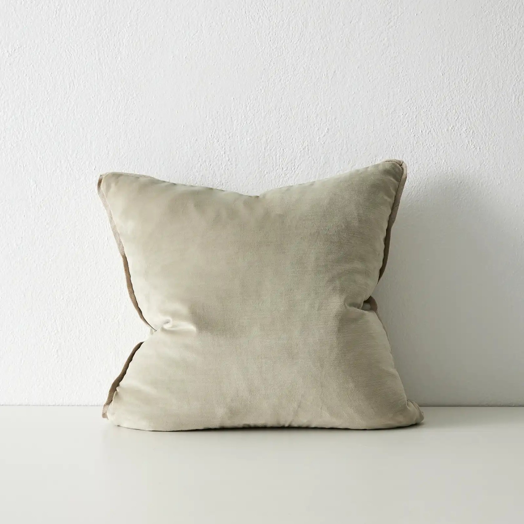 Weave Home Francesca Cushion - Sage | Velvet gallery detail image