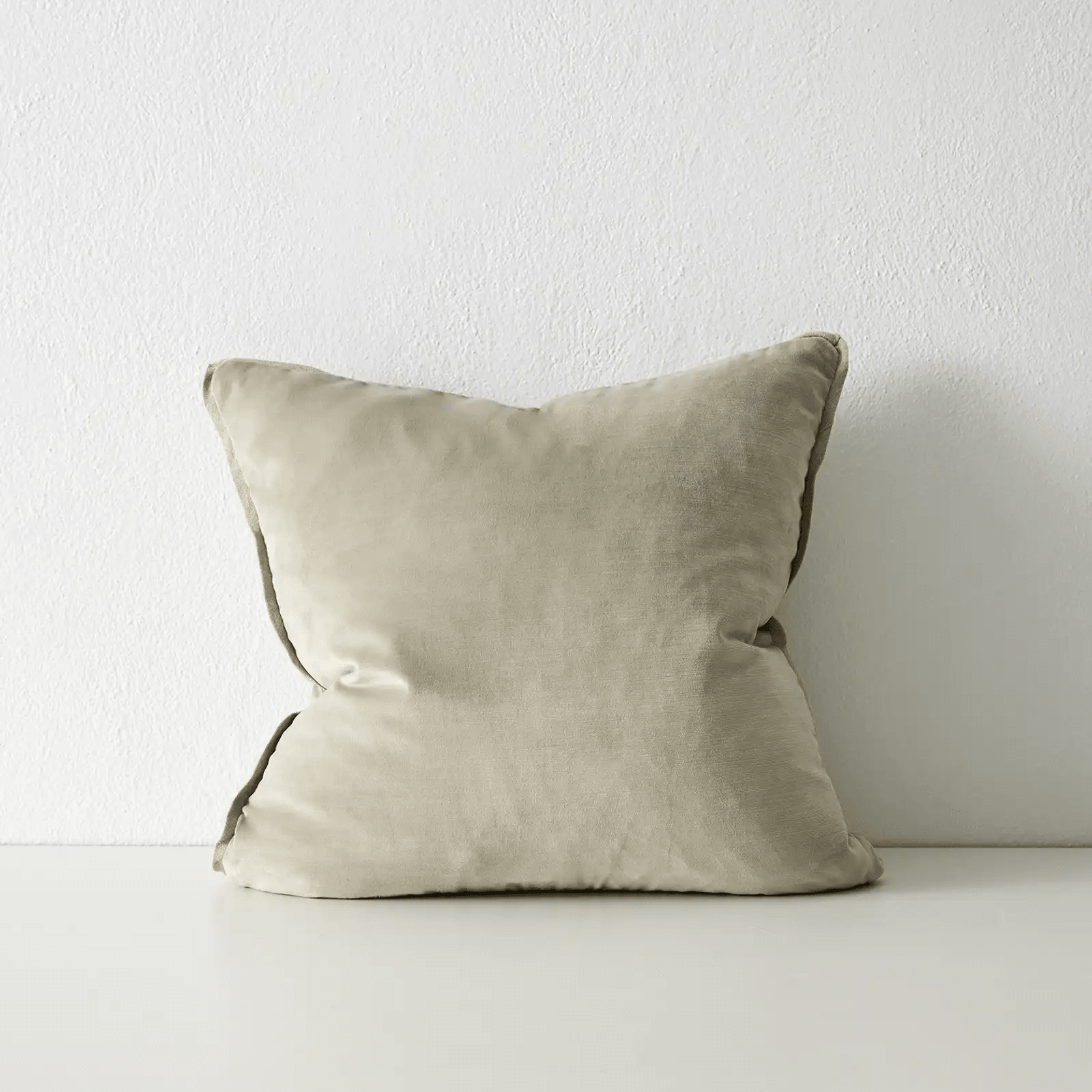 Weave Home Francesca Cushion Cover - Sage | Velvet gallery detail image