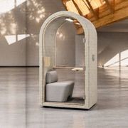 DUKE Single Seater Acoustic Office Silent Booth Pod - Beige gallery detail image