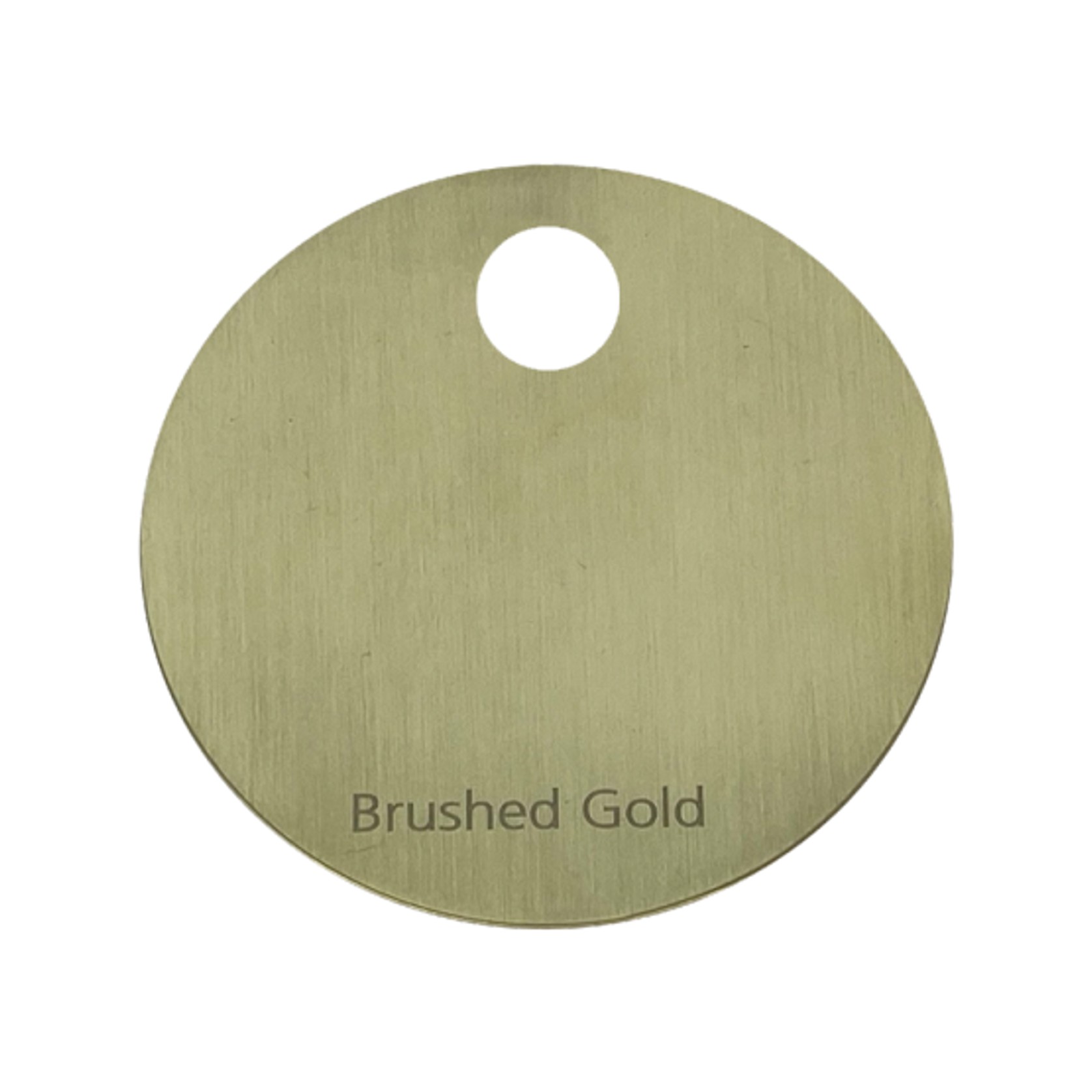 Scarab Colour Disc Brushed Gold gallery detail image