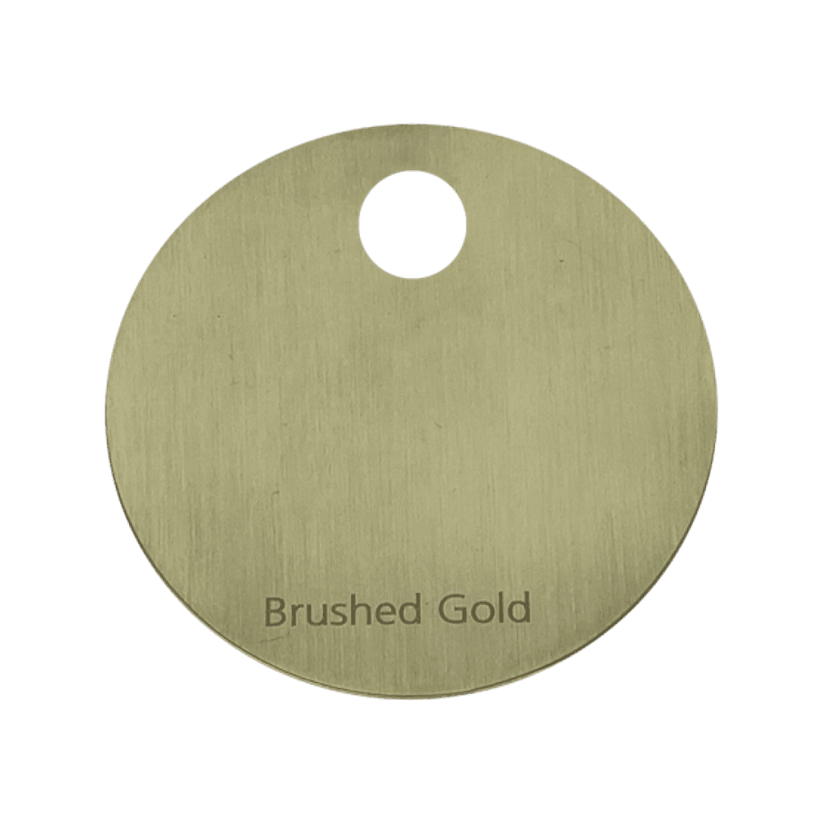 Scarab Colour Disc Brushed Gold gallery detail image