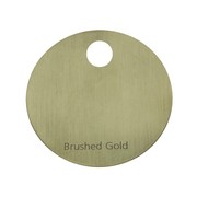 Scarab Colour Disc Brushed Gold gallery detail image