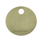 Scarab Colour Disc Brushed Gold gallery detail image
