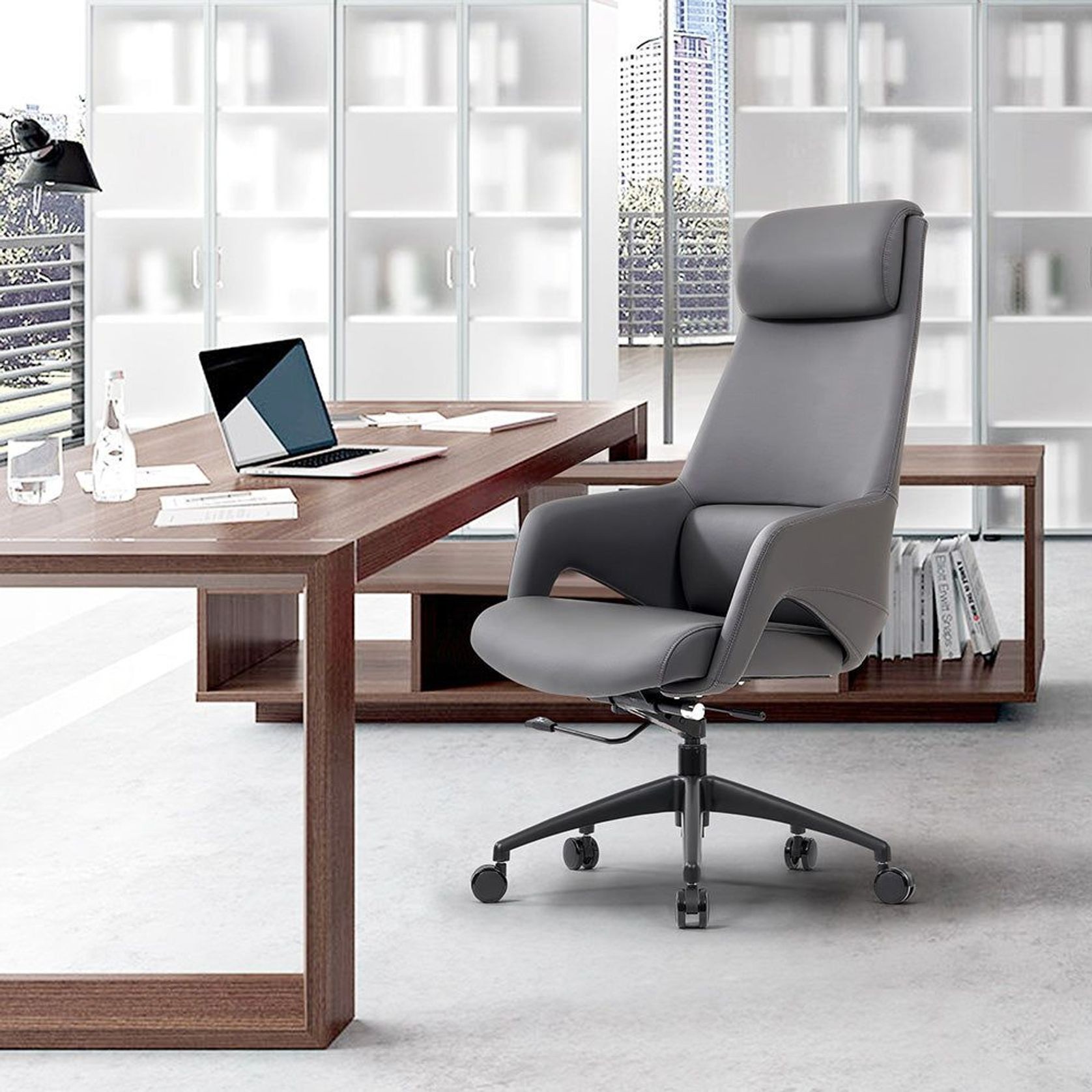 RONAN Executive Office Chair - Dark Grey gallery detail image