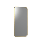 Frame XL 1000 Rectangle Mirror Brushed Brass gallery detail image