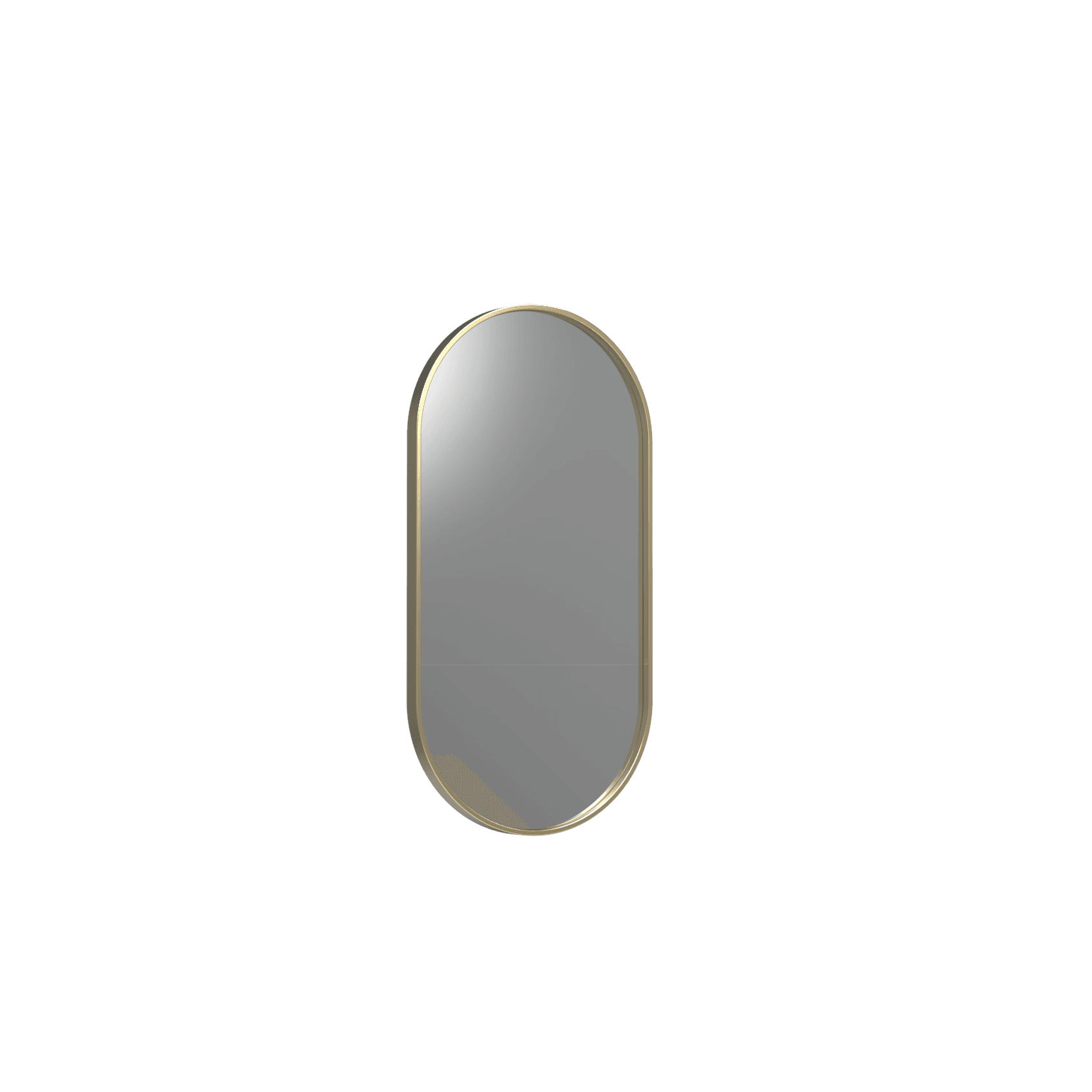 Frame XL 500 Pill Mirror Brushed Brass gallery detail image