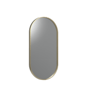 Frame XL 500 Pill Mirror Brushed Brass gallery detail image