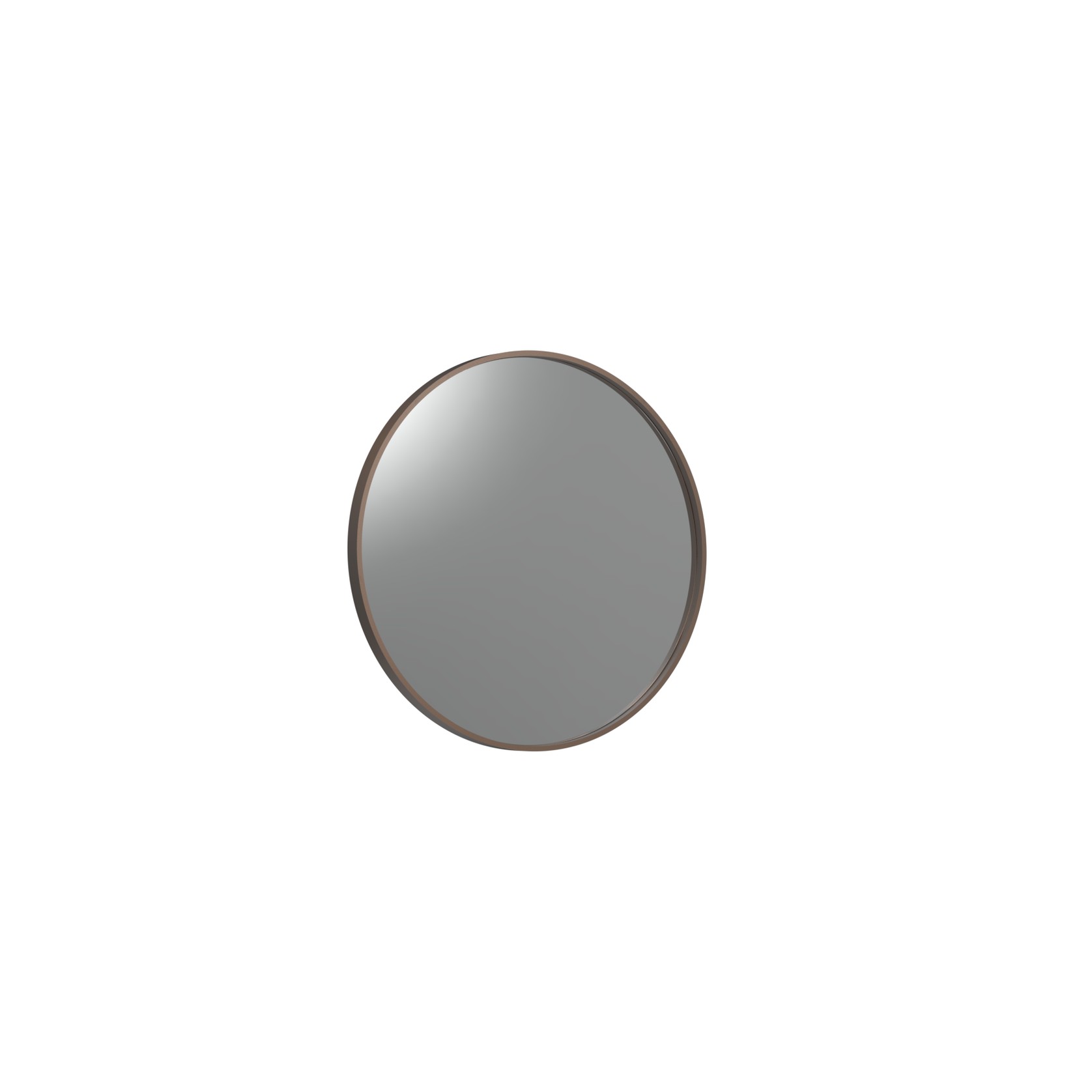 Frame XL 750 Round Mirror Aged Brass gallery detail image