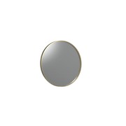 Frame XL 750 Round Mirror Brushed Brass gallery detail image