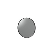 Frame XL 750 Round Mirror Brushed Black gallery detail image