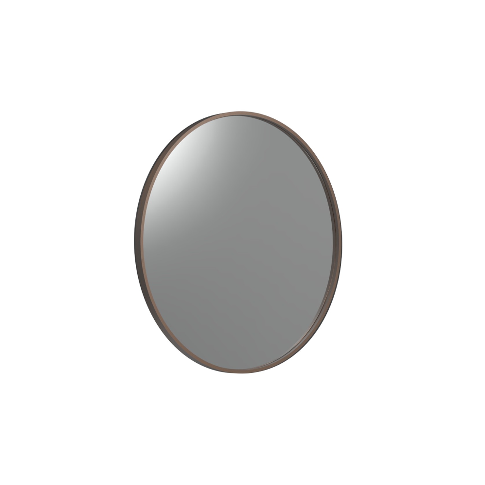 Frame XL 900 Round Mirror Aged Brass gallery detail image