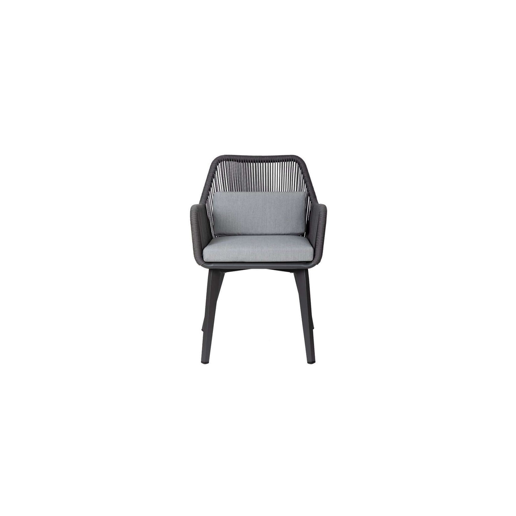 Falcon Aluminium And Rope Outdoor Dining Chair gallery detail image