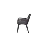 Falcon Aluminium And Rope Outdoor Dining Chair gallery detail image