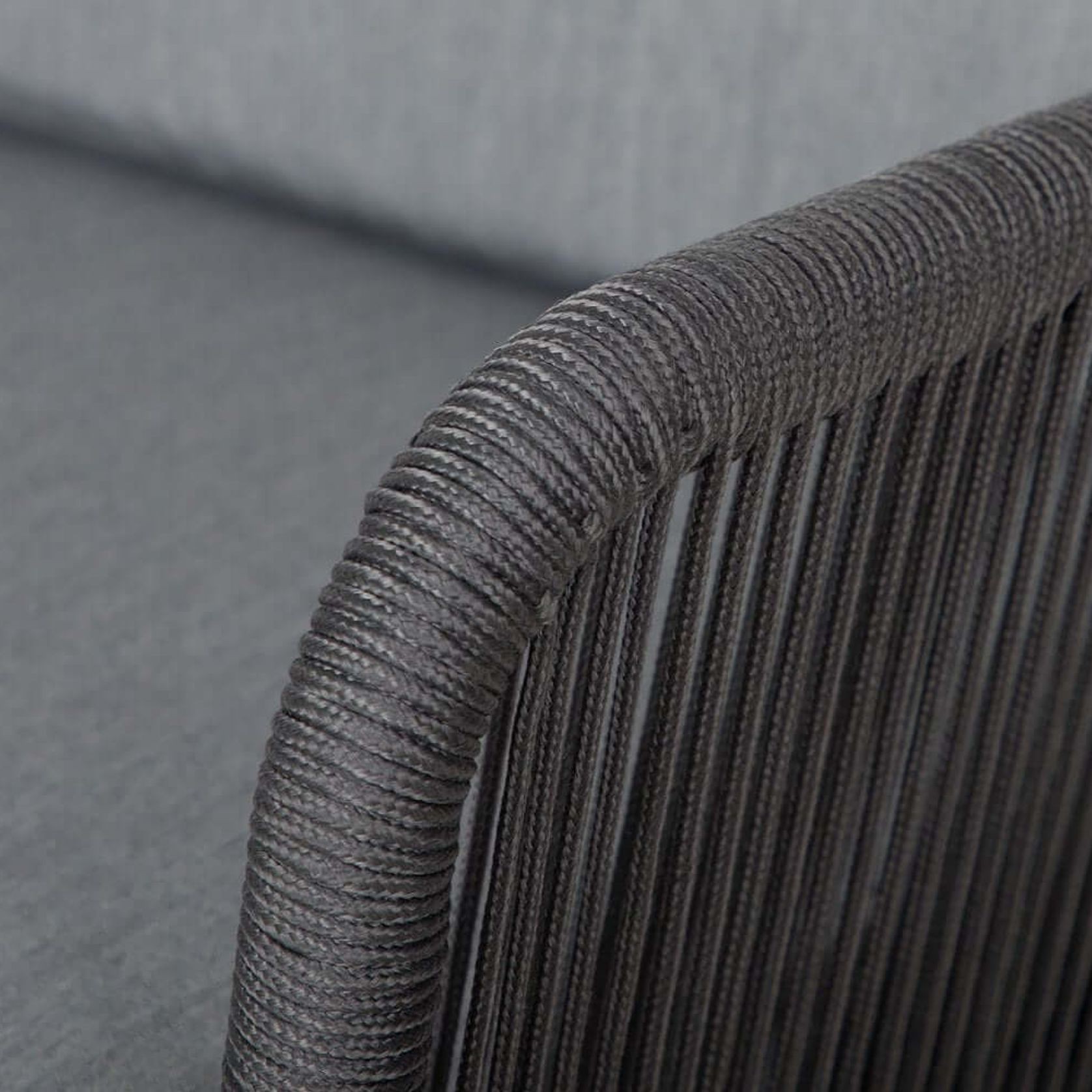 Falcon Aluminium And Rope Outdoor Dining Chair gallery detail image