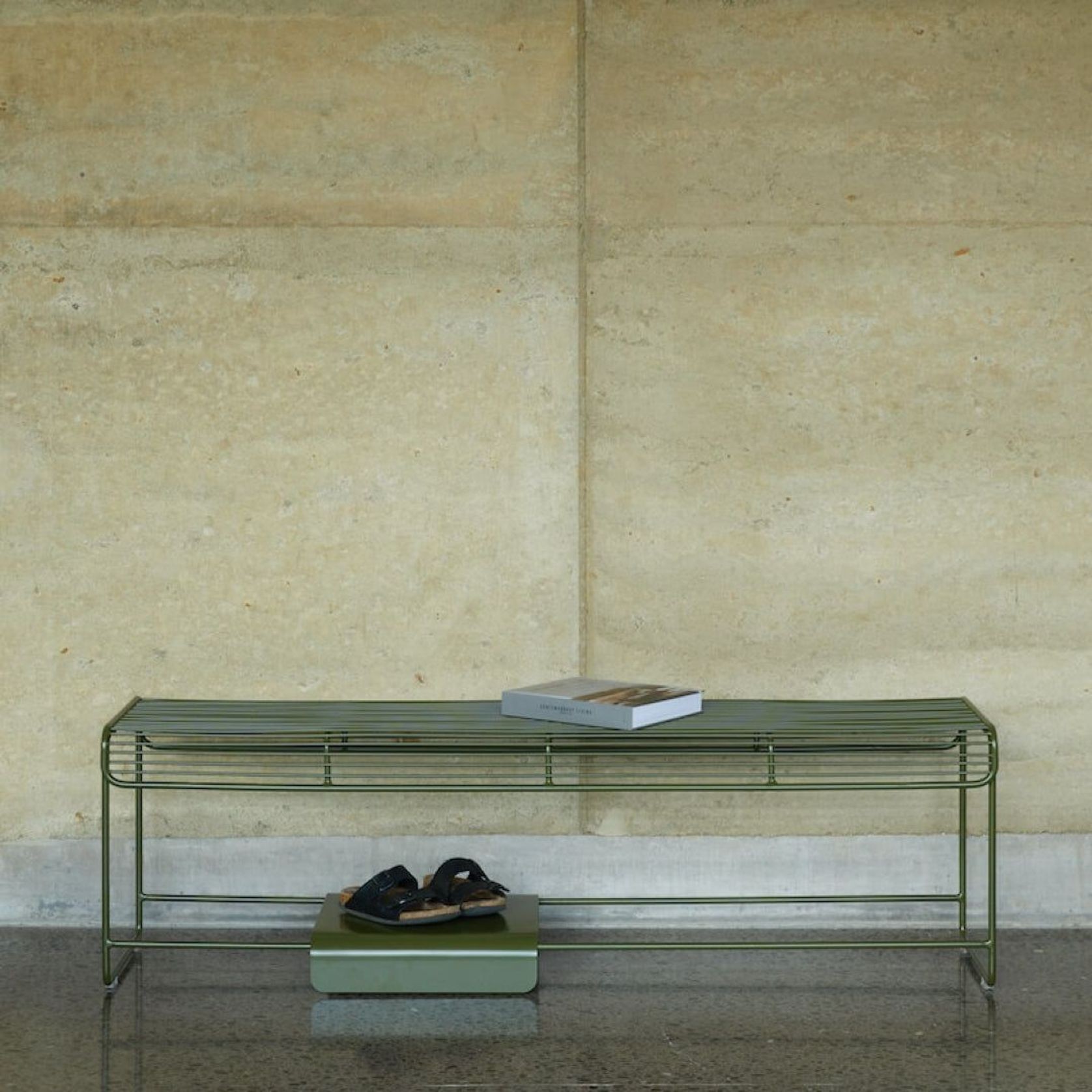 Benmore Bench Seat- Stainless Steel gallery detail image
