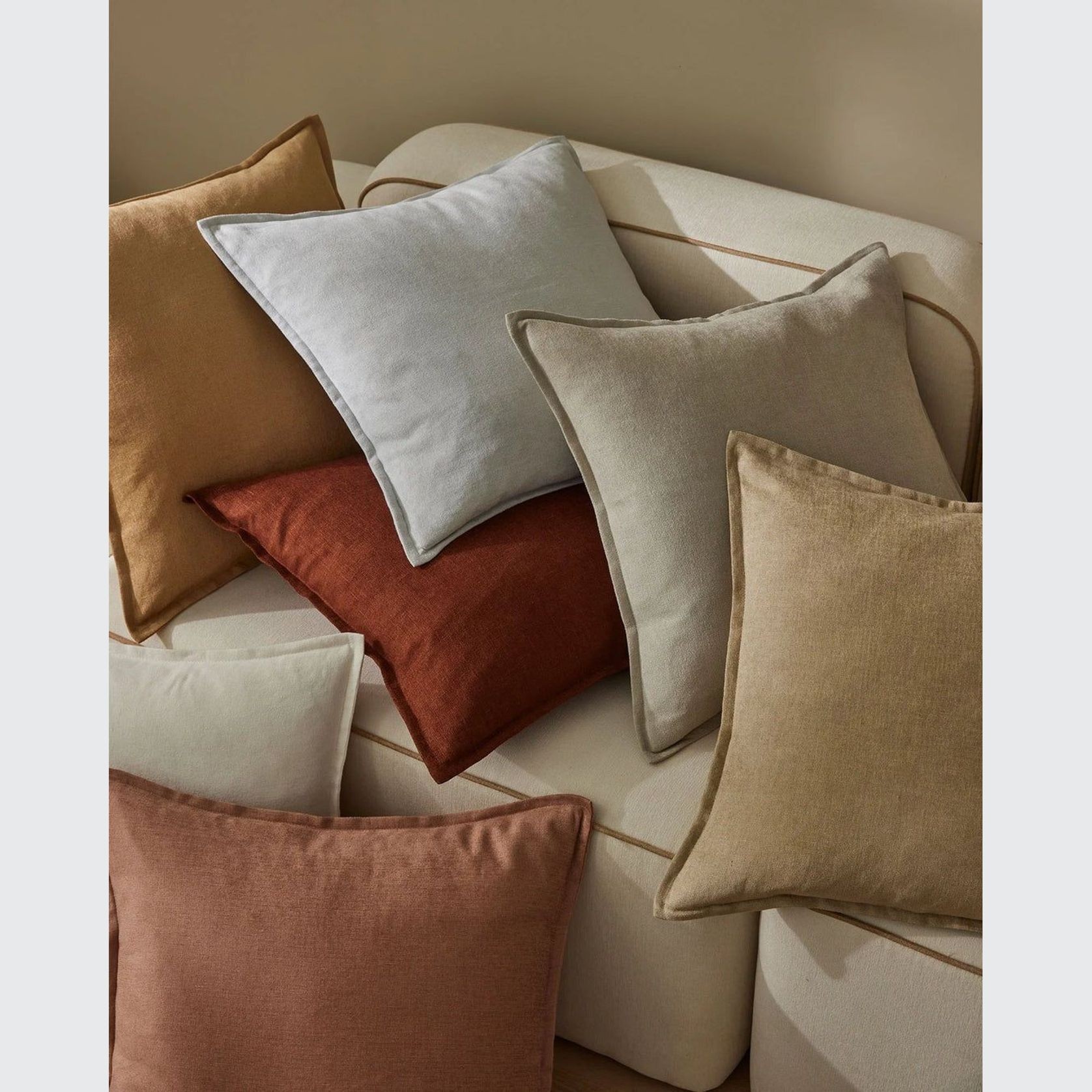 Weave Home Fiore Cushion - Pigeon | Square and Lumbar gallery detail image