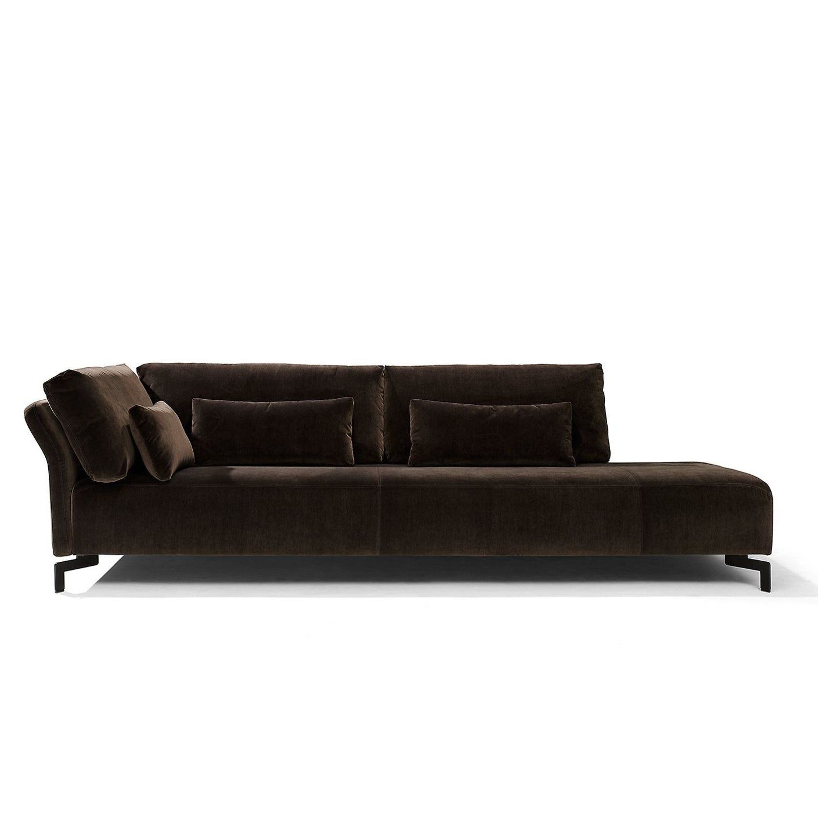 Flared Longchair Sofa by Qliv gallery detail image