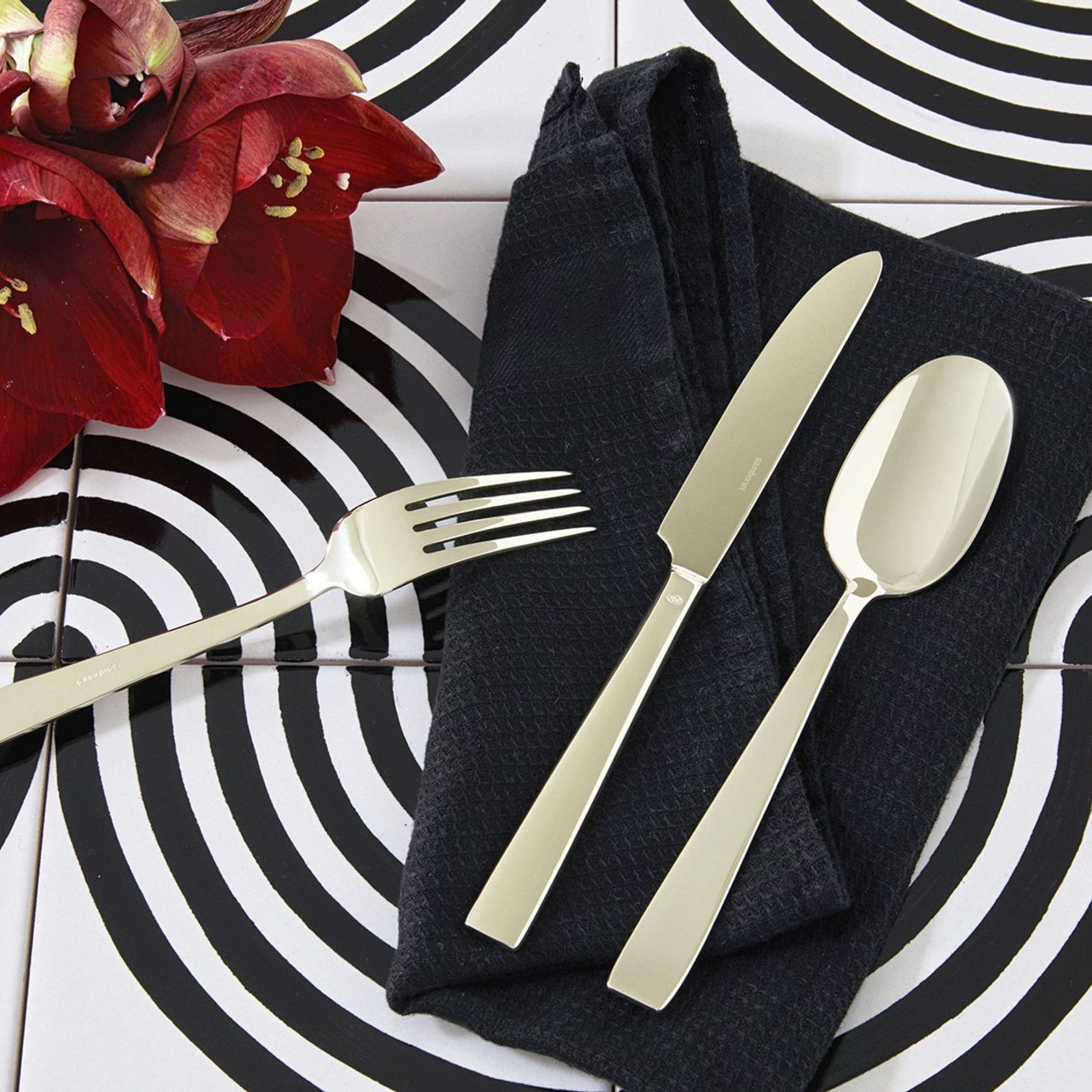 Flat PVD Champagne 24 Piece Set gallery detail image