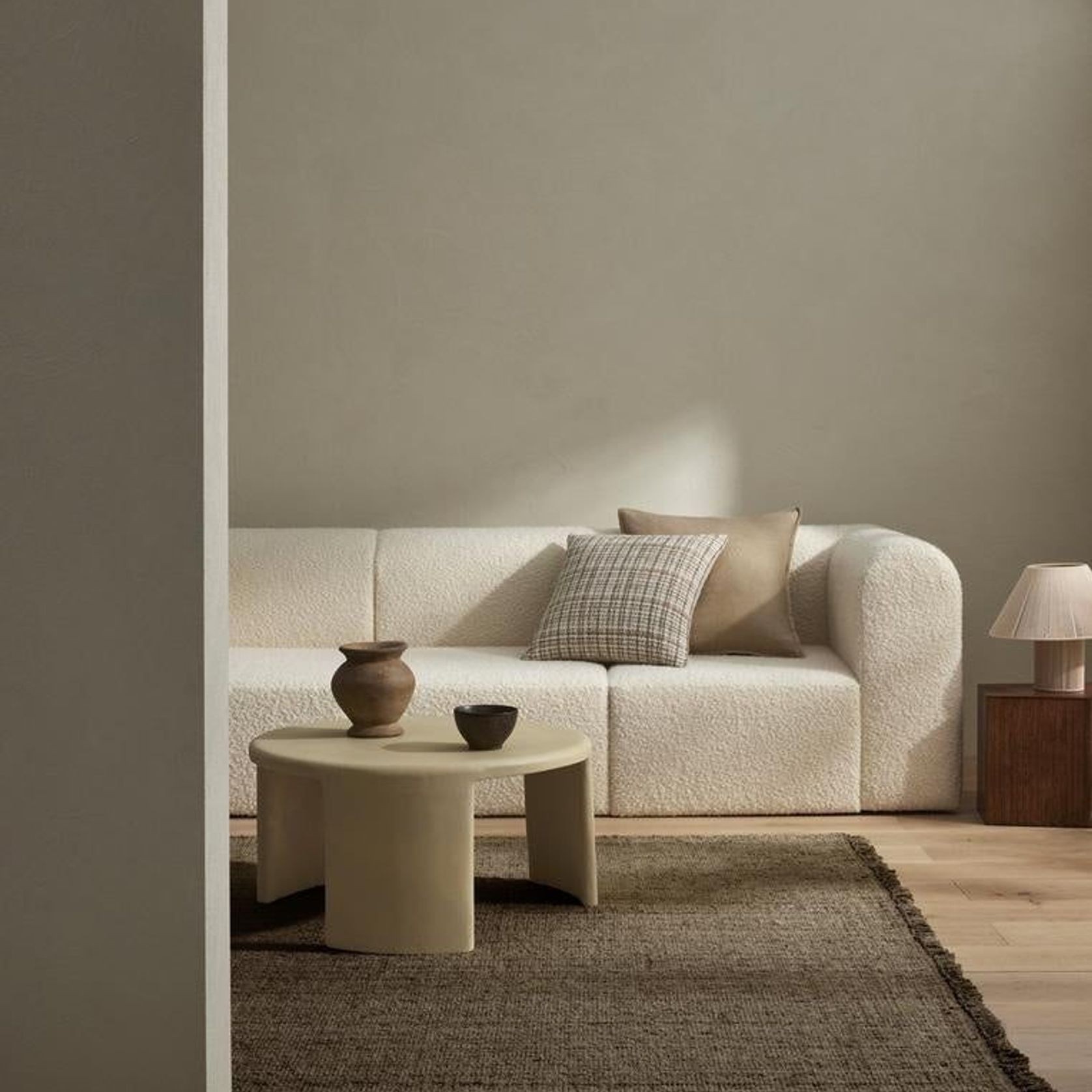 Weave Home Puglia Floor Rug - Fossil gallery detail image