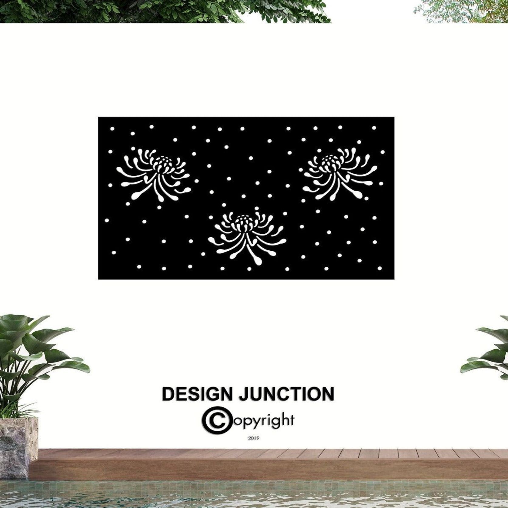 Flower Polka - Decorative Panel gallery detail image