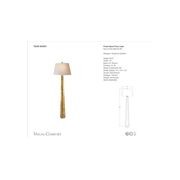 Visual Comfort E. F. Chapman Fluted Spire Floor Lamp gallery detail image