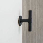 Formani - ONE - Solid Front Door Knob Fixed on Rose gallery detail image