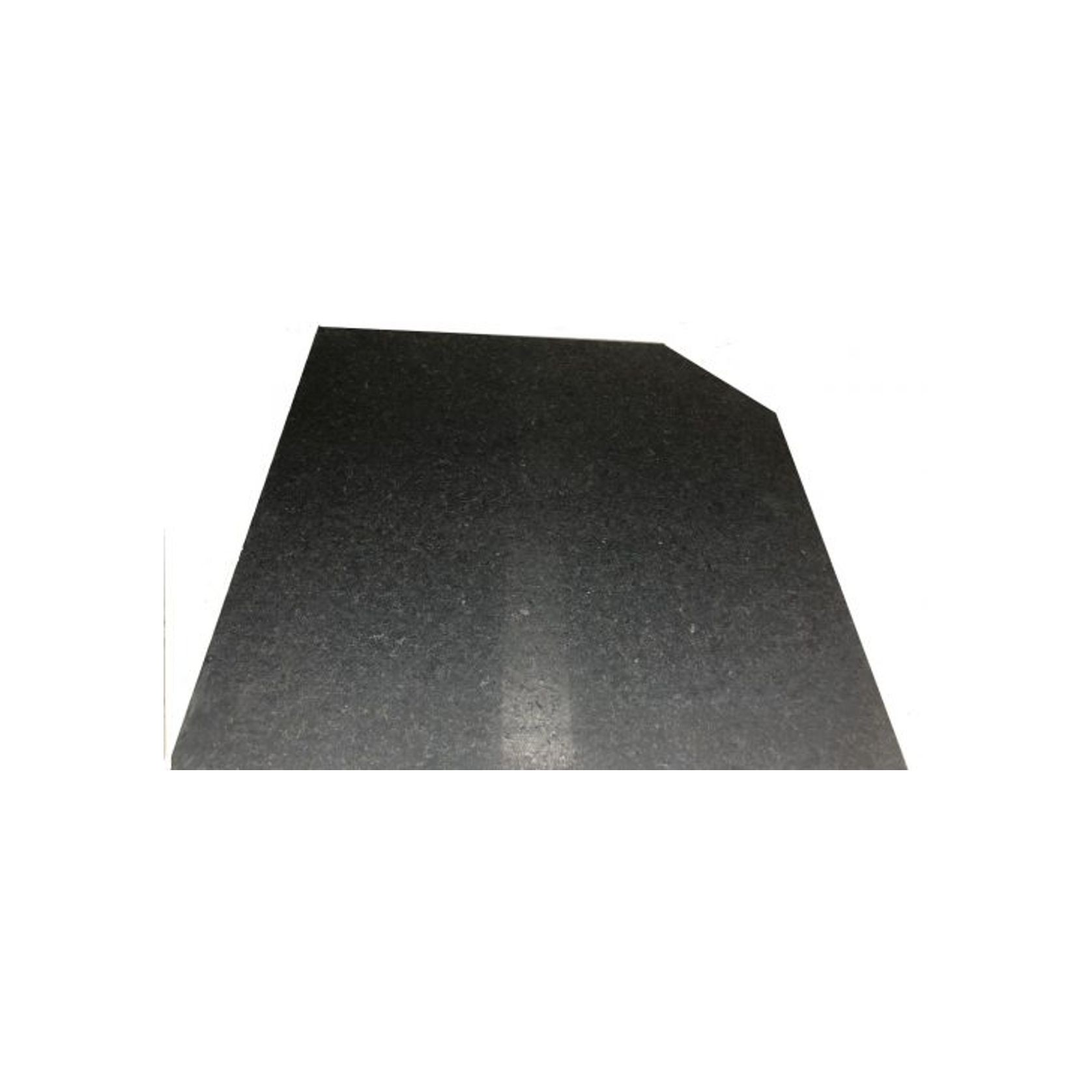 Foundry 1250 x 1250 Black Granite Corner Hearth gallery detail image