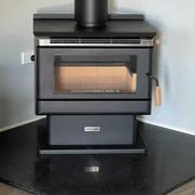 Foundry 1425 x 1425 Black Granite Corner Hearth gallery detail image