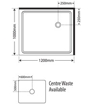 Premier Frameless 2 Sided Sliding Door Shower 1200×1000 gallery detail image